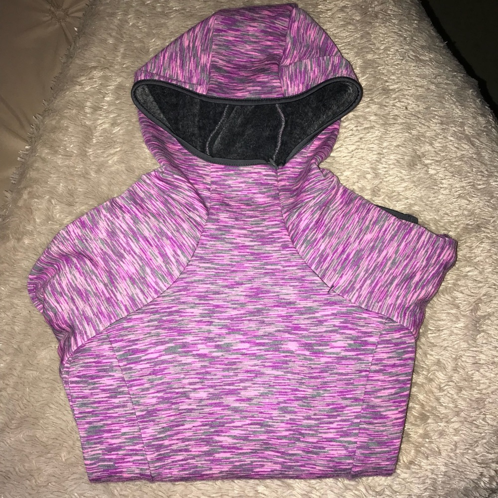 Funnel Neck Athletic Pullover